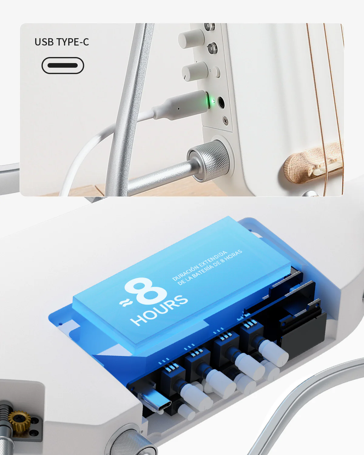 【Caja Abierta】Donner HUSH™ I PRO Guitarra de viaje - Image 12