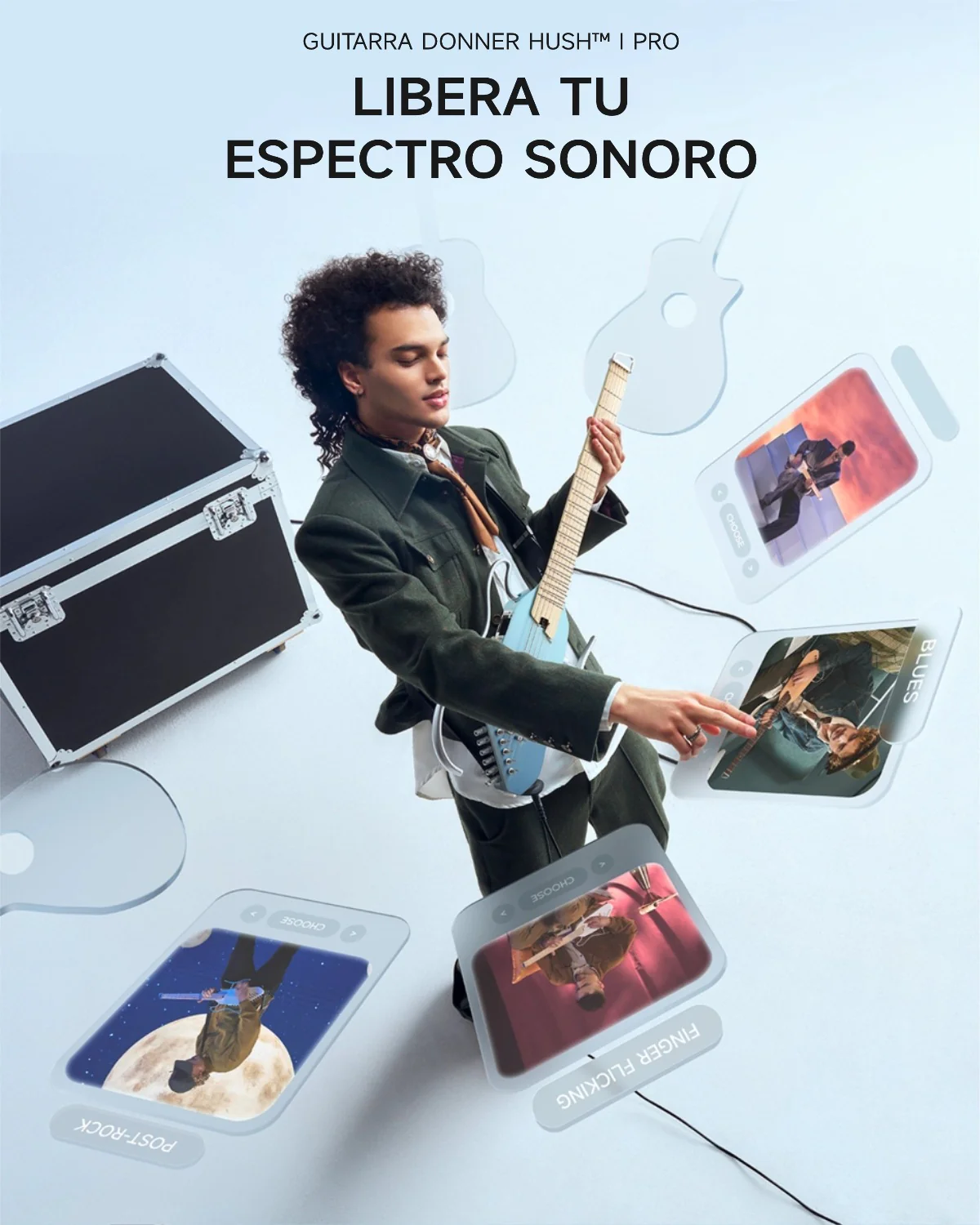 【Caja Abierta】Donner HUSH™ I PRO Guitarra de viaje - Image 38