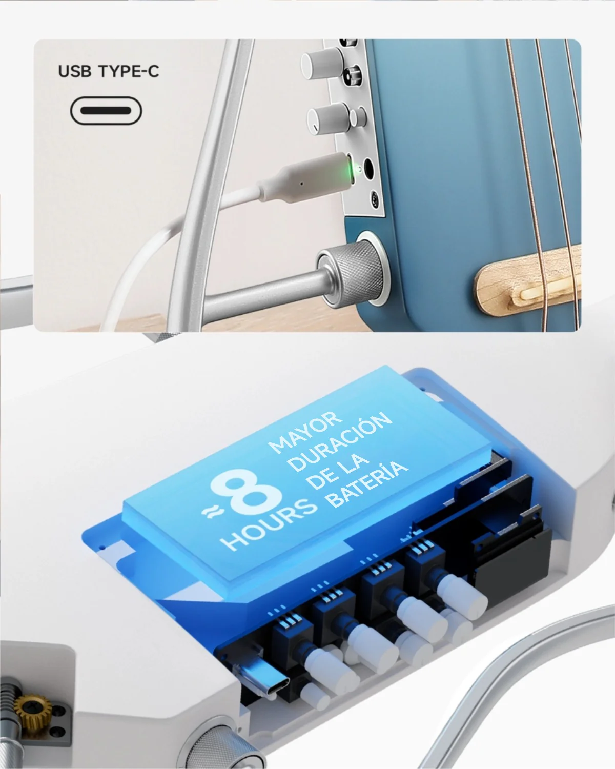 【Caja Abierta】Donner HUSH™ I PRO Guitarra de viaje - Image 43