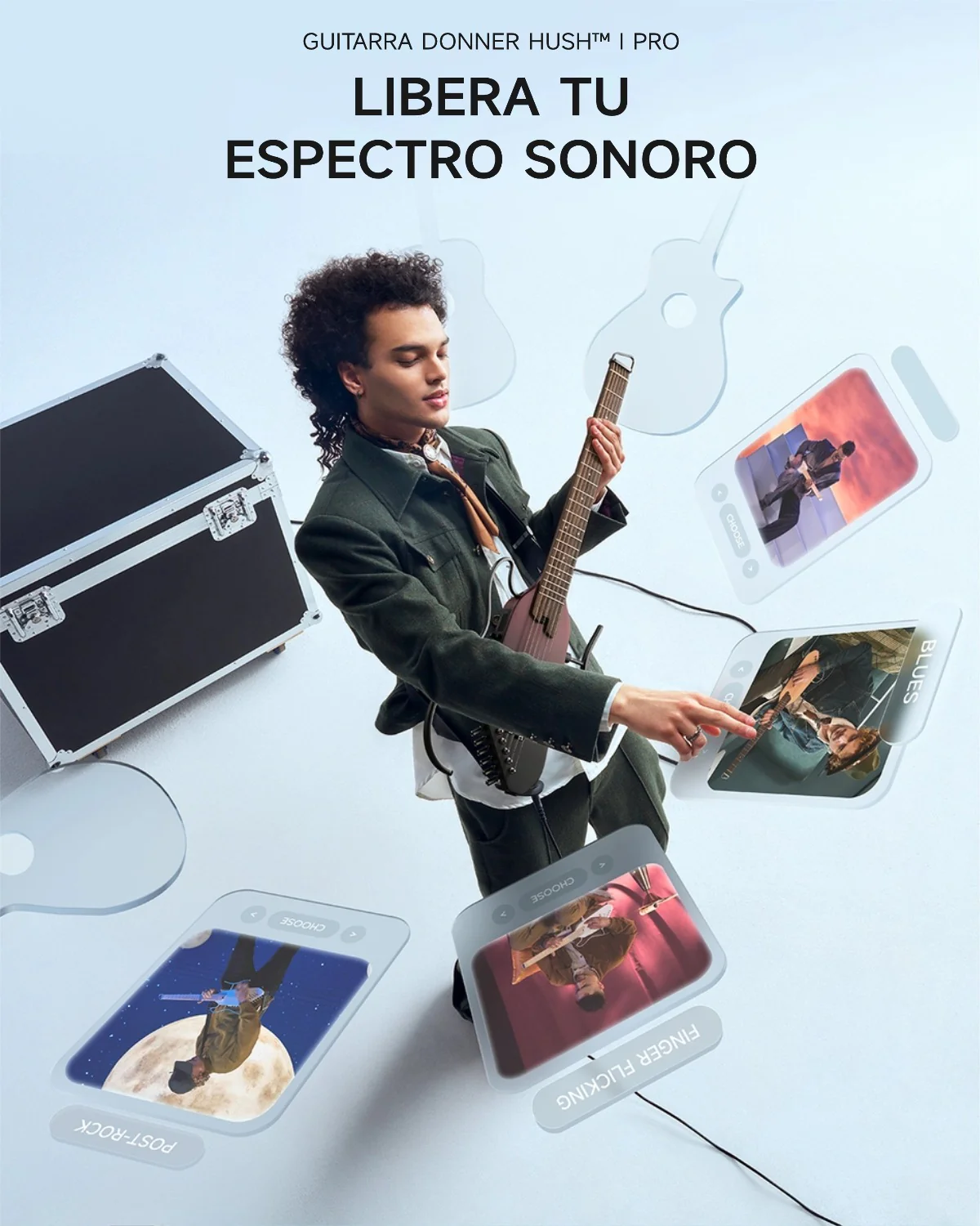 【Caja Abierta】Donner HUSH™ I PRO Guitarra de viaje - Image 52