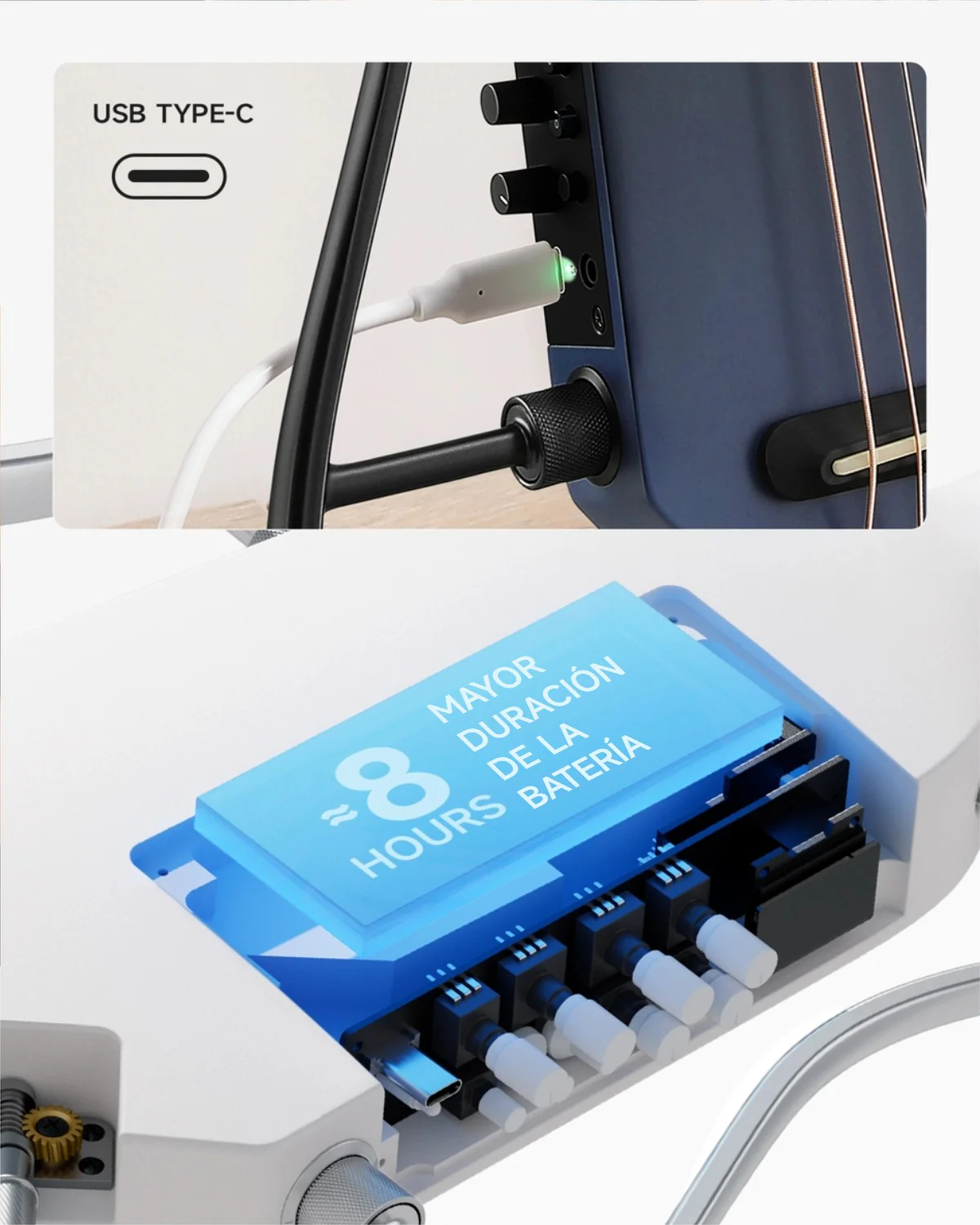 【Caja Abierta】Donner HUSH™ I PRO Guitarra de viaje - Image 63