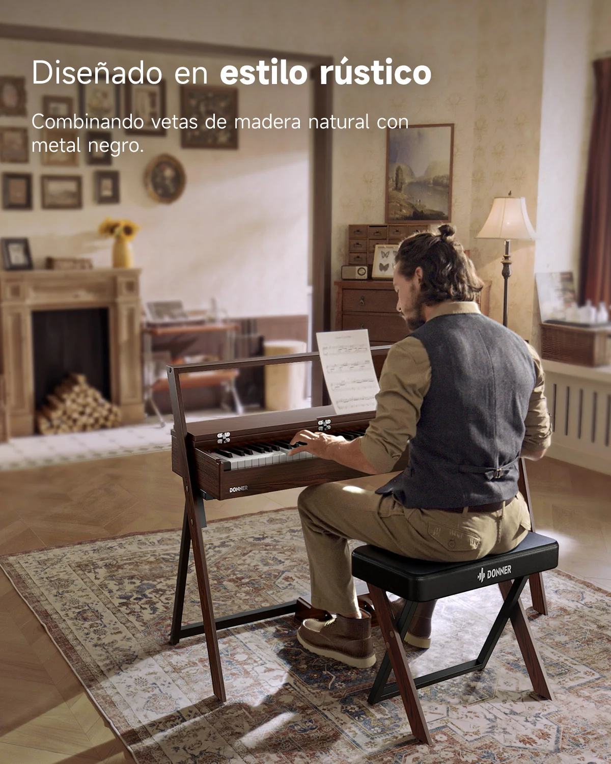 【Caja Abierta】Donner OURA™ R300 Piano digital de estilo casero - Image 16