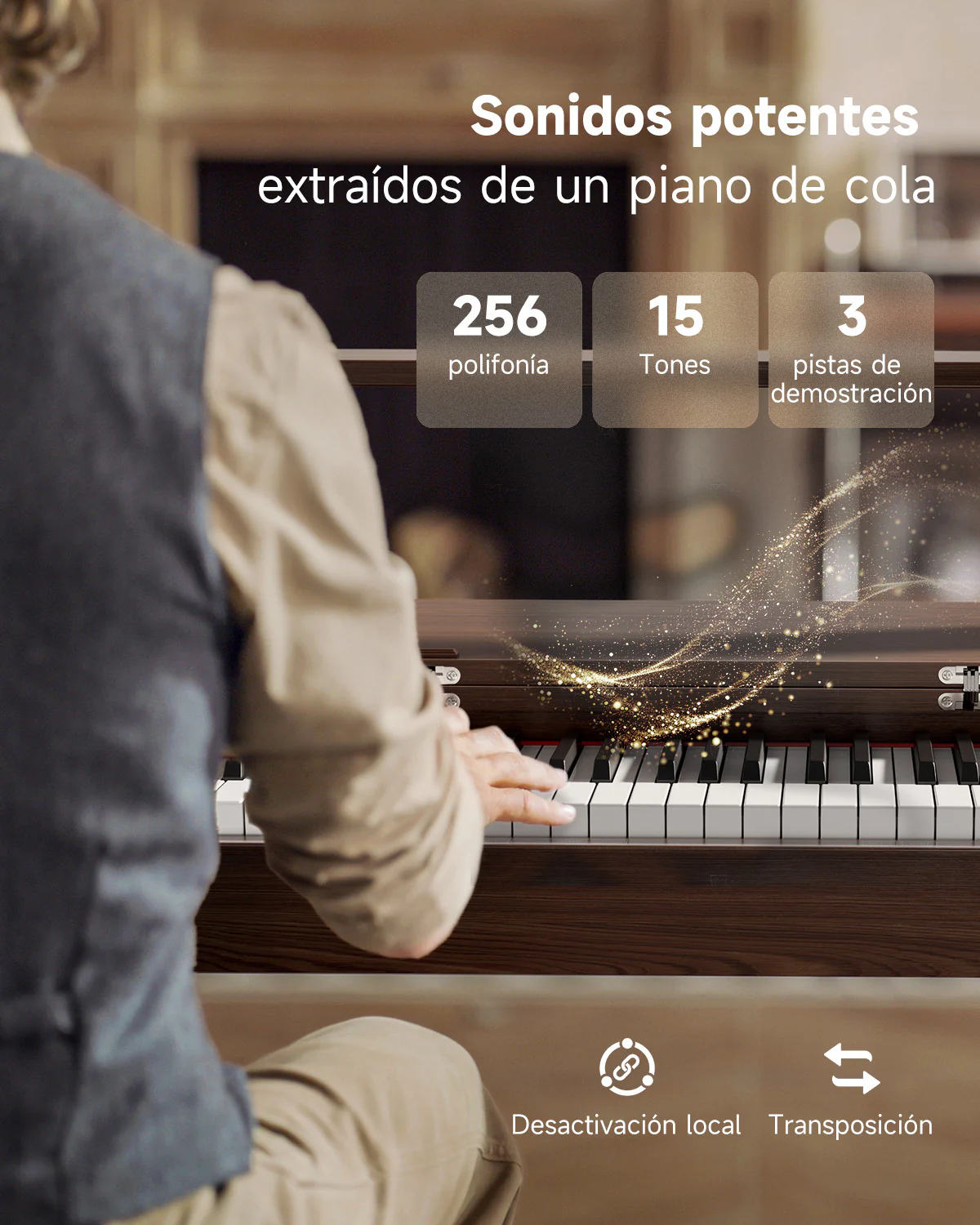 【Caja Abierta】Donner OURA™ R300 Piano digital de estilo casero - Image 17