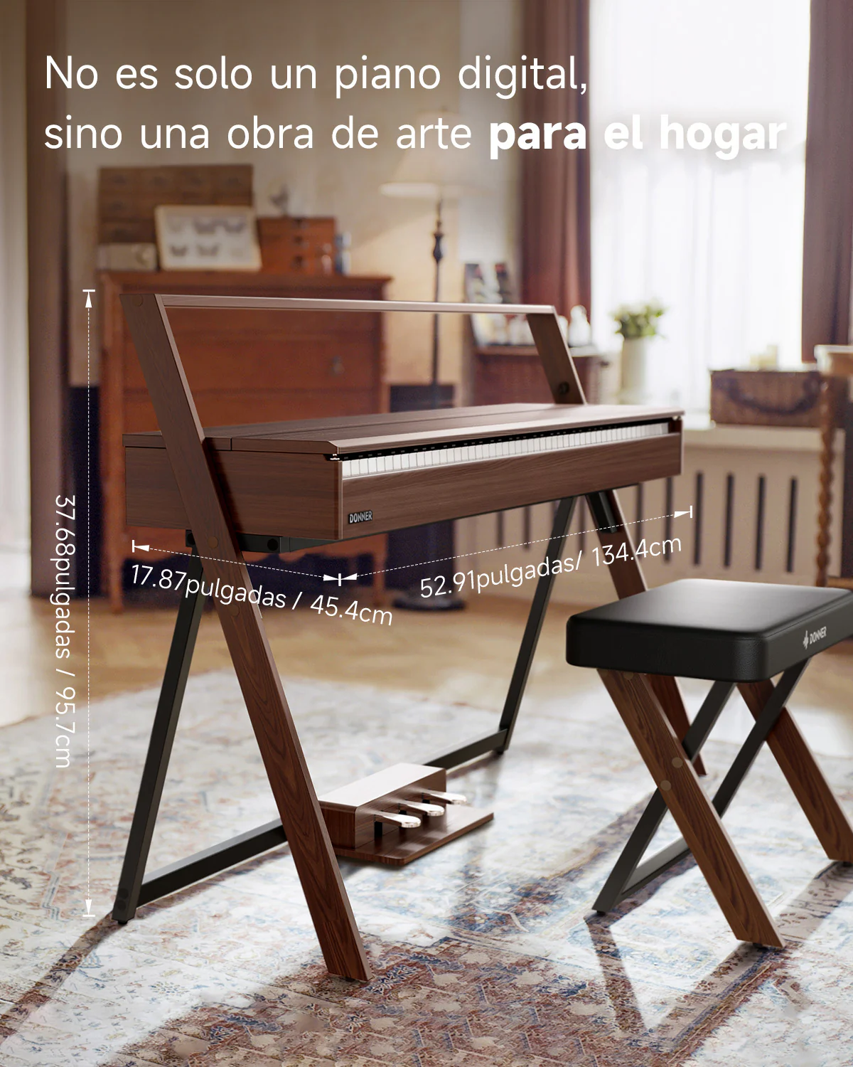 【Caja Abierta】Donner OURA™ R300 Piano digital de estilo casero - Image 19