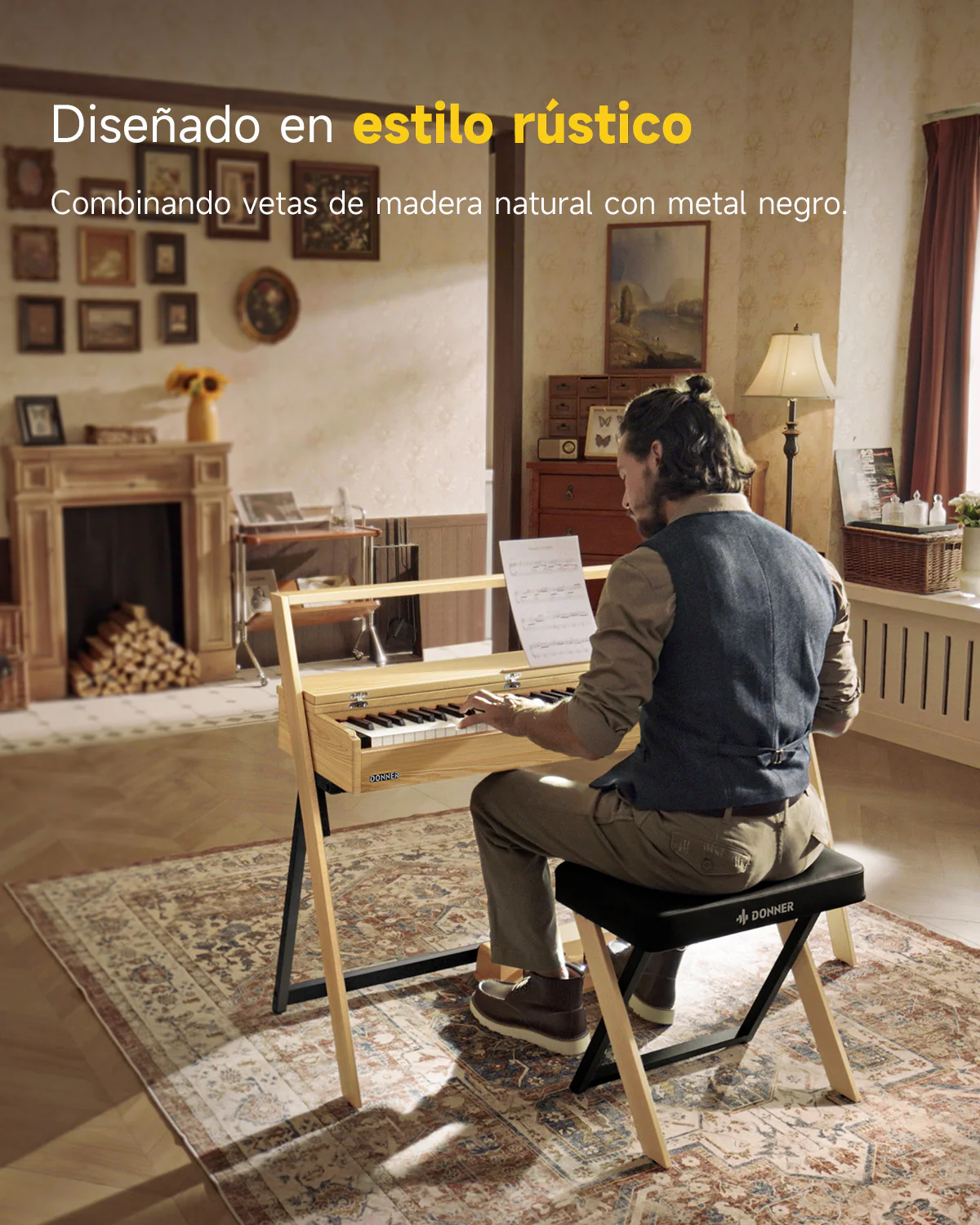 【Caja Abierta】Donner OURA™ R300 Piano digital de estilo casero - Image 9