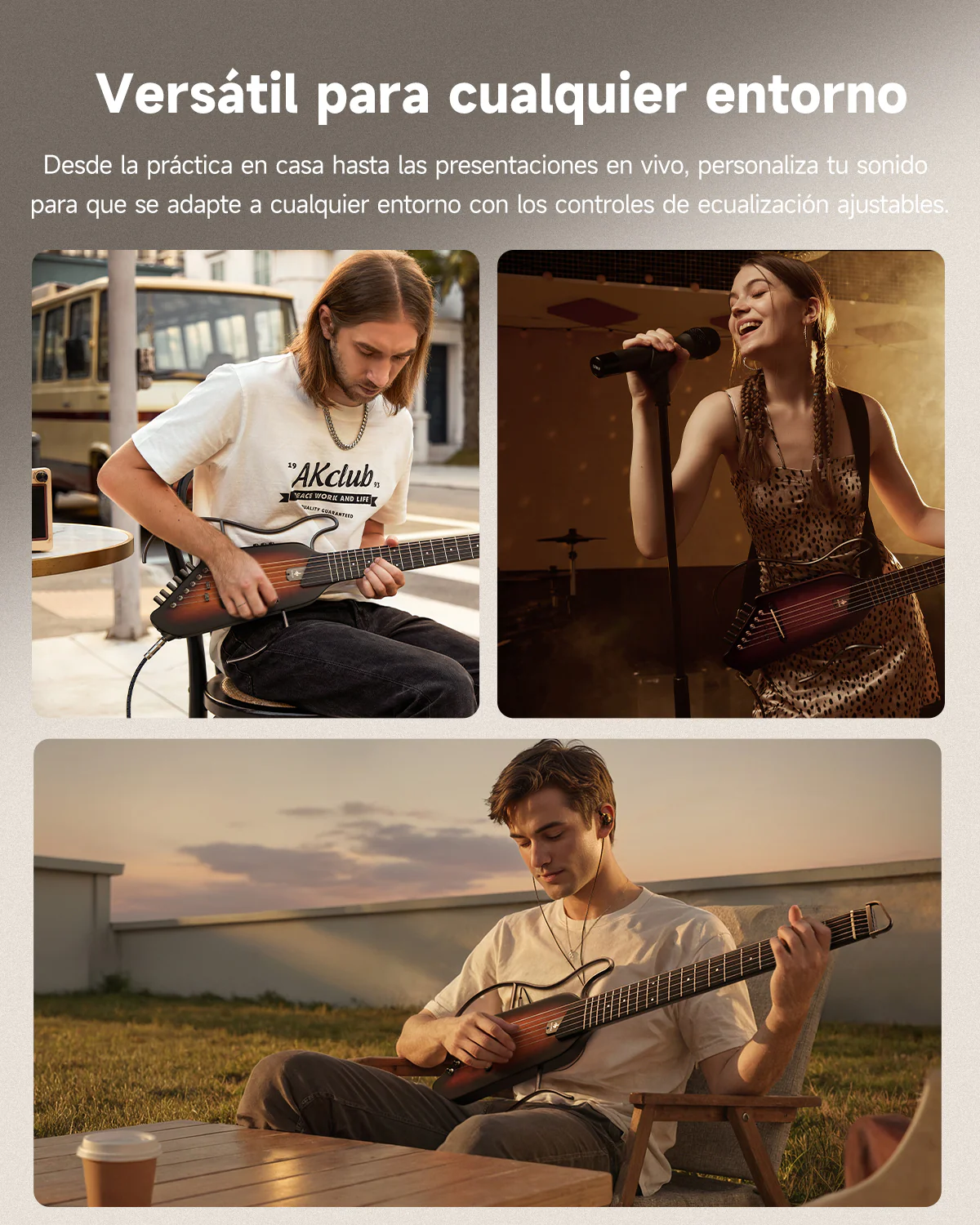 【Caja Abierta】Donner HUSH™ I Guitarra de viaje ultraligera y portátil - Image 29