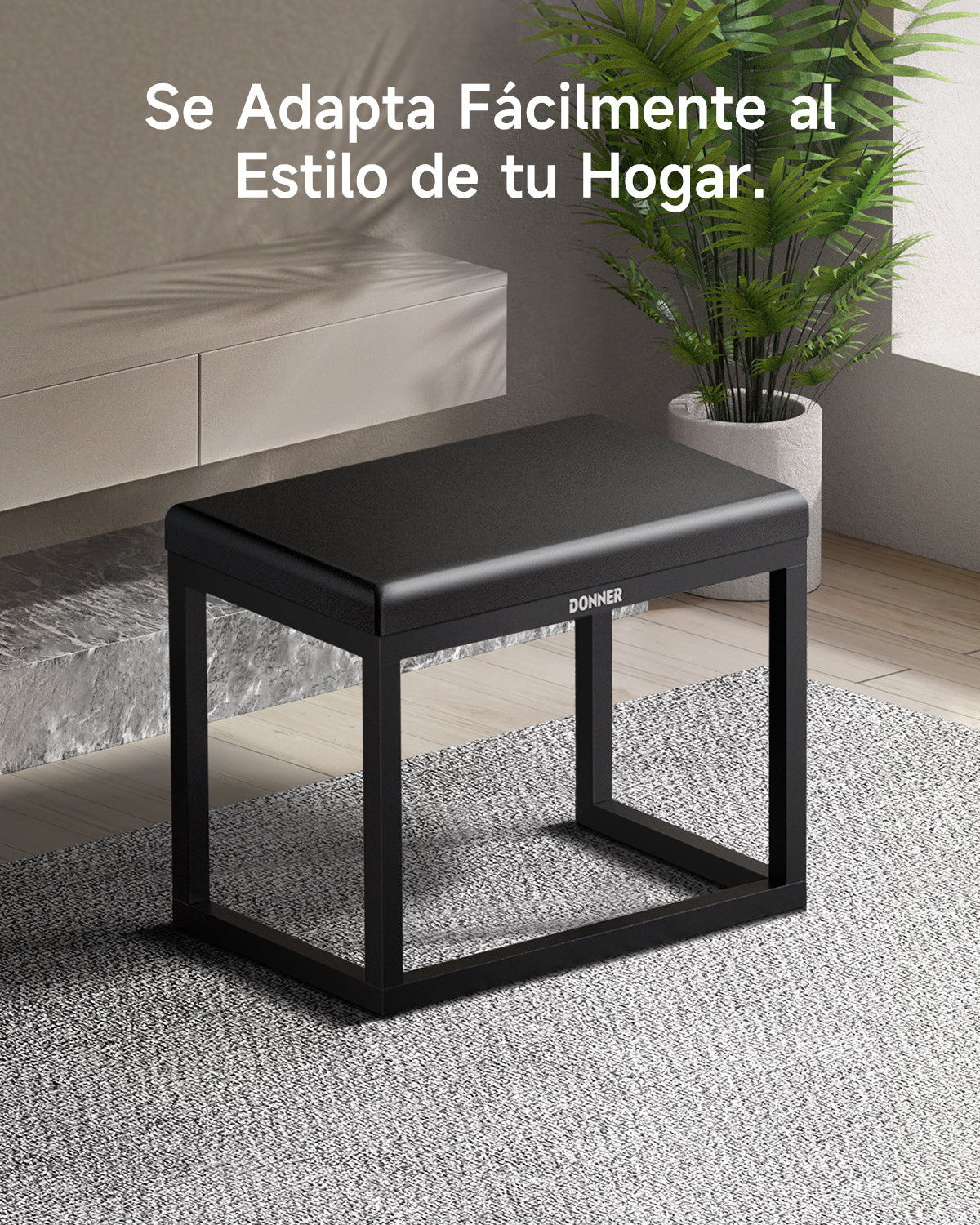 Donner DKB-200 Banco de piano minimalista - Image 4