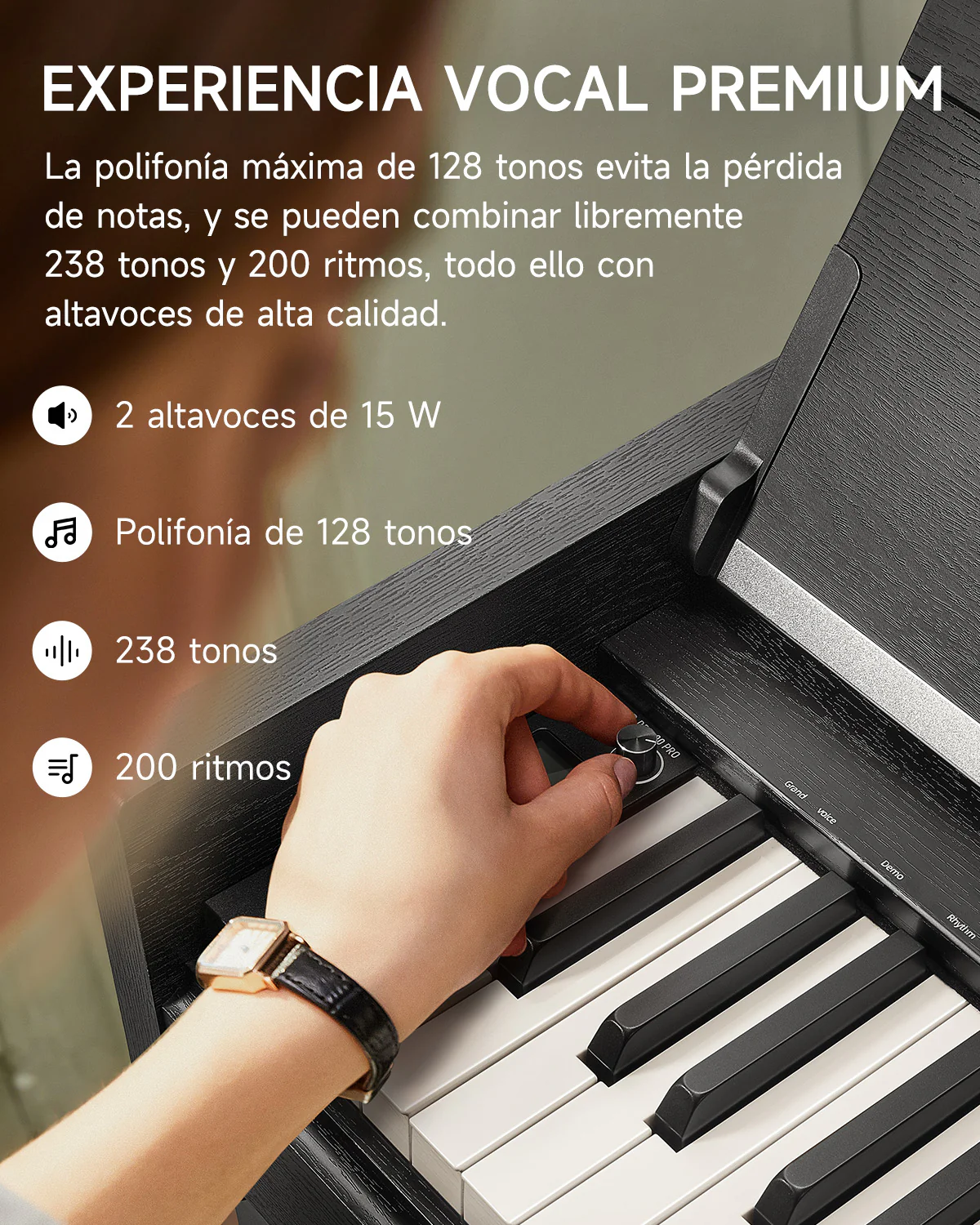 Donner DDP-90 PRO Piano digital con teclas contrapesadas para uso doméstico - Image 9