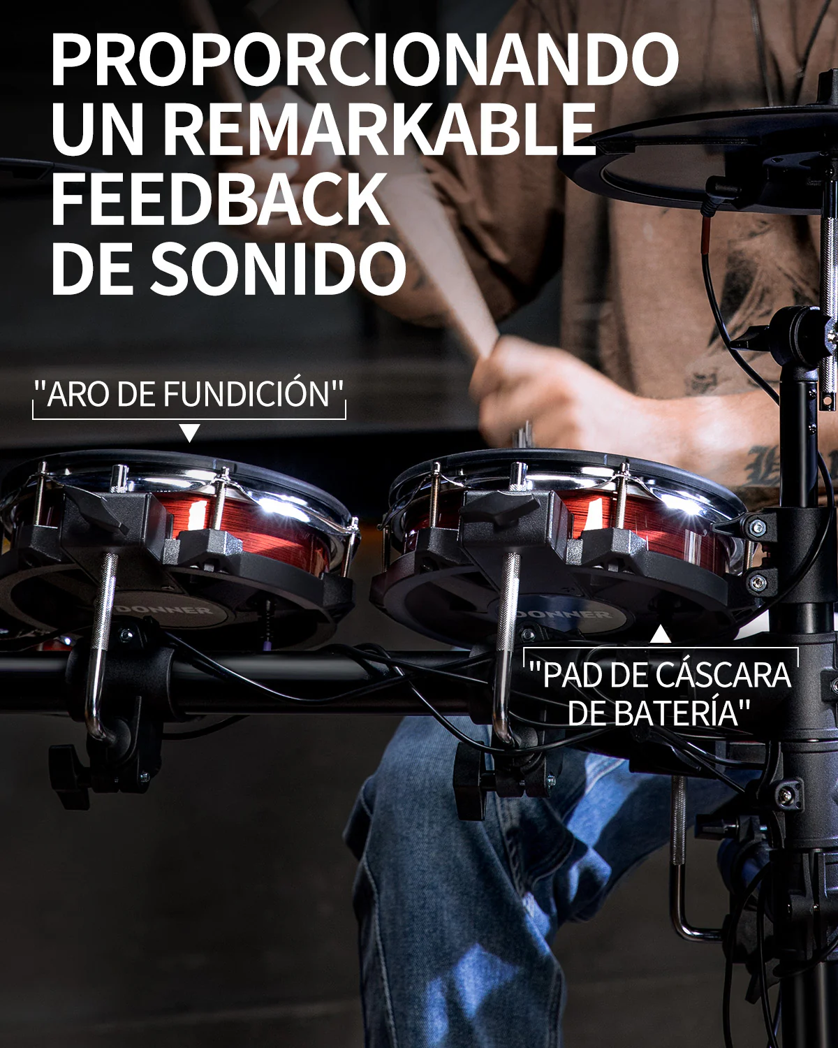 Donner DED-200 MAX  Batería electrónica - Image 5