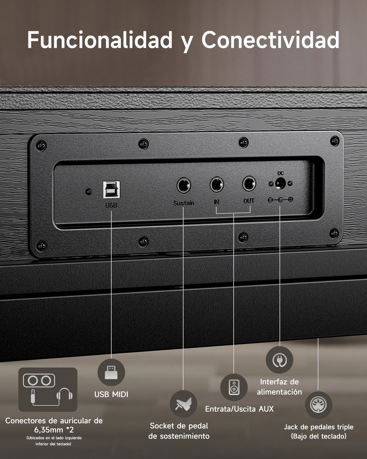 Donner OURA™ S300 Piano digital de estilo casero - Image 10