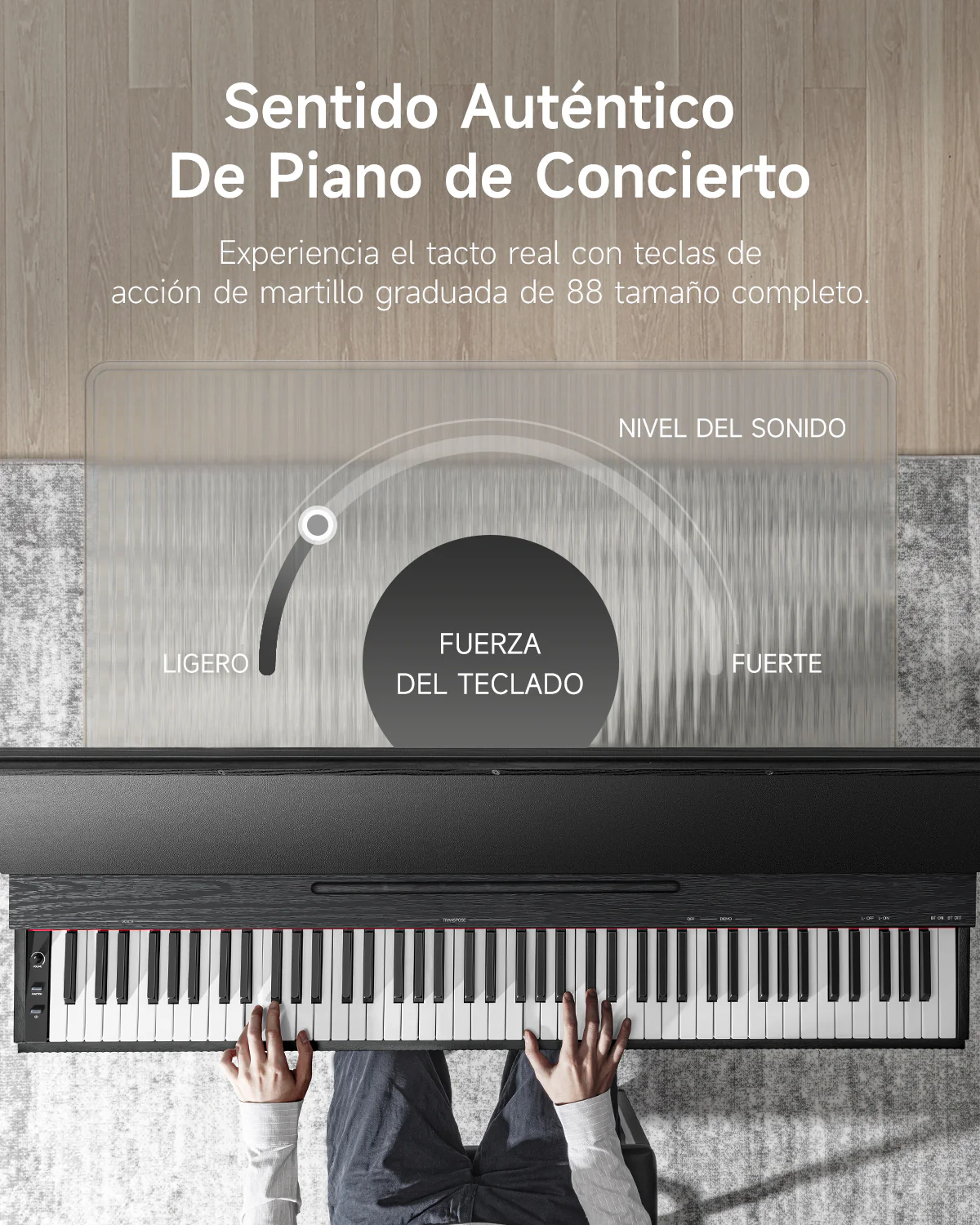 Donner OURA™ S300 Piano digital de estilo casero - Image 11