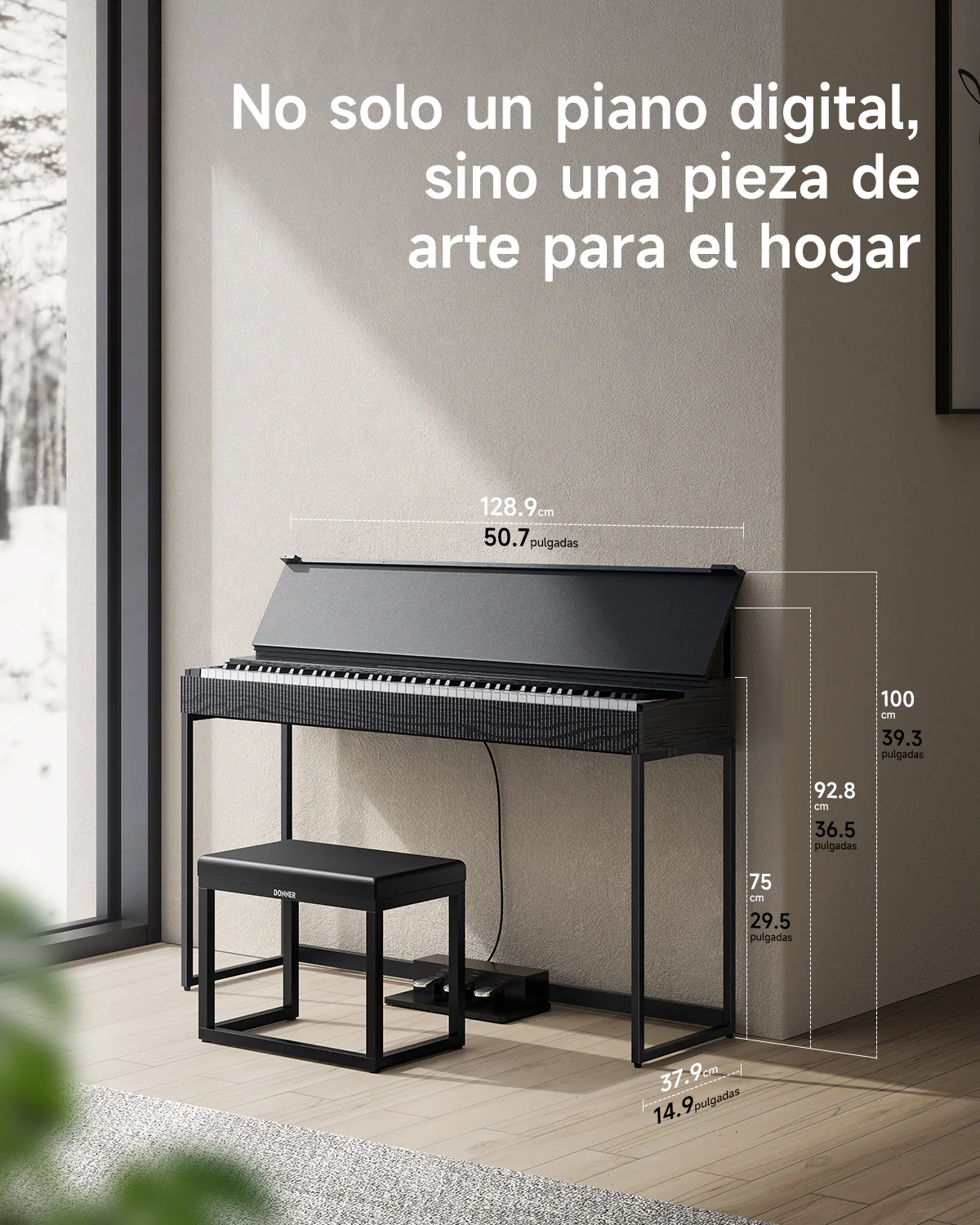 Donner OURA™ S300 Piano digital de estilo casero - Image 7